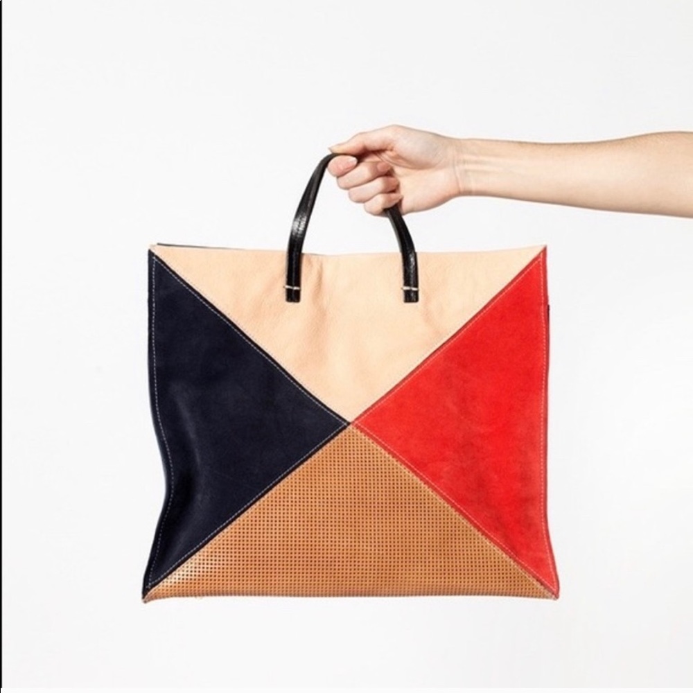 Clare V. Patchwork Tote